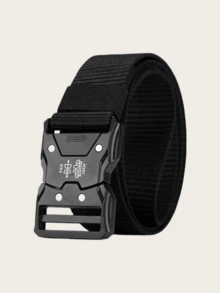 Men's Tactical Nylon Belt, Outdoor Canvas Belt - Multicolor - View 1