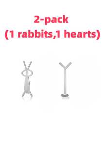 Y型心形猫眼磁性美甲工具，专为圣诞装饰、节日礼物、约会、郊游、旅行而设计。方便携带，易于收纳，包装精美——是新年、派对和盛会的完美之选。 - 彩色 - 查看 24