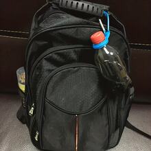 2pcs Outdoor Sports Water Bottle Accessories, Portable Water Bottle Accessories, Beverage Bottle, Backpack Accessories, Combining Climbing Hook And Leisure Cup Holder, Portable For Camping, Travel, Hiking, Running, Outdoor Sports, Sports Events, Convenient And Accessories, Fashionable Black Design, Aluminum Alloy Material - Multicolor - View 5