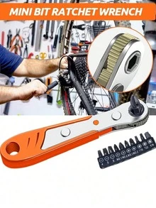 11pcs Screwdriver Set With Ratchet Handle For Narrow Spaces, Reversible Ratchet Screwdriver For Tight Spaces, Includes Flat, Hex, Star Bits, Angled & Straight Handles, Steel Material, Red Color, Assembly Required, Non-Electric, No Battery Needed, Suitable For Industrial And Scientific Use