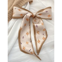 4pcs/Set Women's French Style Vintage Floral Striped Printed Scarf Hairband, For Casual, Elegant, Daily, And Dating Occasions, A Multi-Purpose Gift For Dress-Up Gym Valentine's Day Valentines Headband Turban Headband Sweatband, School Stuff, College, Headbands Fall Winter Hair Band Hair Accessories For Women For Vacation Outfits Woman - 彩色 - 查看 6