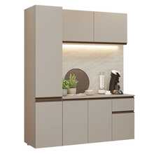 Cocina Integral Completa Modular Madesa Nice 160cm Crema 02 - Beis - Ver 2