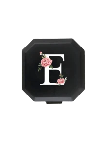 Portable Pill Box With Pink Peony Flower & A-Z Letter Pattern, Pink Peony Flower Design, Portable Medical First Aid Kit, 6 Compartment Capsule Storage Box, Travel Pill Case Medicine Bag Pill Containers Hospital Bag Medicine Organizer Medicine Storage Bag Travel Must Haves Bags For Traveling Holiday Essential - Multicolor - View 19