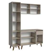 Cocina Integral Completa Modular Madesa Nice 160cm Crema 01 - Beis - Ver 11