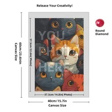 [5D Diamond Painting]Custom Diamond Art Painting Kits For Adults, DIY Personalized Diamond Art Photo Customized Your Own Photos, Painting By Diamond Pictures Kits For Home Decor (For Family),Custom 5D Full Diamond Art Painting Craft - Multicolor - View 45