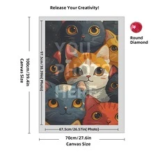 [5D Diamond Painting]Custom Diamond Art Painting Kits For Adults, DIY Personalized Diamond Art Photo Customized Your Own Photos, Painting By Diamond Pictures Kits For Home Decor (For Family),Custom 5D Full Diamond Art Painting Craft - Multicolor - View 43