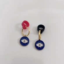 2Pcs Mixed Color Anti-Loss Non-Slip Vape Pen Charms For Pens And Vape Pens Green Leaf Charm 420 Accessory 510 Vape Battery Charm - Multicolor - View 7