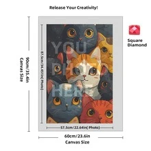 [5D Diamond Painting]Custom Diamond Art Painting Kits For Adults, DIY Personalized Diamond Art Photo Customized Your Own Photos, Painting By Diamond Pictures Kits For Home Decor (For Family),Custom 5D Full Diamond Art Painting Craft - Multicolor - View 20