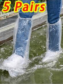 1-50 Stücke/Set Einweg-Schuhüberzüge, Regenmäntel, wasserdicht, Einwegprodukte - Einweg-Überschuhe - Übersicht 4