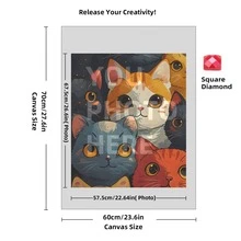 [5D Diamond Painting]Custom Diamond Art Painting Kits For Adults, DIY Personalized Diamond Art Photo Customized Your Own Photos, Painting By Diamond Pictures Kits For Home Decor (For Family),Custom 5D Full Diamond Art Painting Craft - Multicolor - View 21