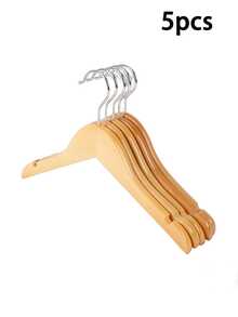 Bộ 10/5/3/1 móc treo quần áo trẻ em bằng gỗ, móc treo bằng gỗ trơn nhẵn với móc xoay 360°, thích hợp cho áo sơ mi, váy, áo khoác của bé, lý tưởng để trang trí phòng trẻ sơ sinh, sử dụng được cả khi khô và ướt. - Móc treo đồ bằng gỗ nguyên khối - Xem 11