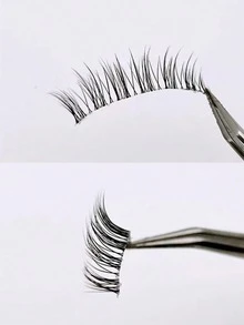 10pcs/Pack Transparent Cartoon False Eyelashes, Natural Looking Wispy Eyelash Extensions For Beginners - Natural Lashes - View 4