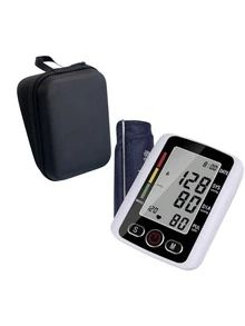 1pc Blood Pressure Monitor With Packaging, Automatic Home Blood Pressure Measurement Device, Arm-Type Blood Pressure Monitor, Neutral English Blood Pressure Monitor, USB Powered - This Product Does Not Include Batteries! - Multicolor - View 8