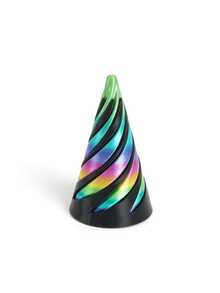 1个多尺寸可翻转螺旋锥形3D打印减压，螺旋结构桌面装饰，圣诞节、情人节、万圣节、生日派对、青少年适用，3D，礼物。超过14年的历史，陀螺仪，滑块， - 彩色 - 查看 17