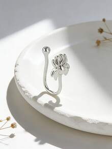 1pc Casual & Unique Spider Nose Ring, Women's Nose Stud Jewelry, Suitable For Daily Wear, Beach, Party