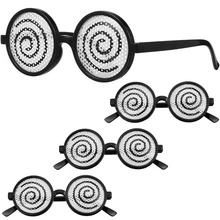 1pc Funny Rotating Eyeball/Dizzy Glasses, Costume Accessory & Photo Prop - Multicolor - View 4