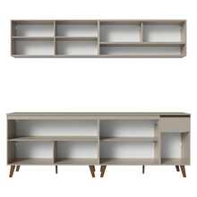 Cocina Integral Completa Modular Madesa Nice 240cm Crema 01 - Beis - Ver 11