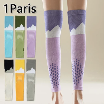 1 Pair Women Sports Knee Pads, Yoga Knee Sleeves, Suitable For Fitness, Running, Skipping