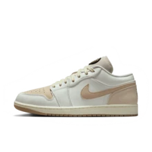 Nike Air Jordan 1 Low FW CN Men's Shoes, Casual Sneakers IB8855-121 - White Rice/brown - View 2