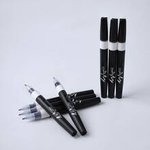 4pcs/Set Black Calligraphy Brush Pens - Soft Japanese PVC Flexible Tip, Liquid Ink System Smooth Flow - Professional Calligraphy Practice Pens Suitable For Handwriting, Sketching, Journaling And Art Drawing - Auto Ink System - View 10