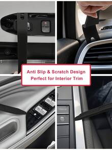 4/5pcs Professional Car Interior Trim Removal Tool Kit - Made Of Scratch-Resistant Plastic Pry Bars Suitable For Door Panels, Clips And Fasteners - Tool Kit - View 3