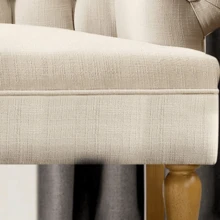 Loveseat Sofa For Living Room, Couch In A Box, Sofa Para Sala, Love Seats Furniture, Long Couches, Settee, Textile - Màu be - Xem 8