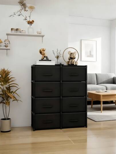 1件装简约储物柜，带多层抽屉，卧室内衣收纳柜，家用组装式储物架，带抽屉的立方体储物柜，防尘衣柜，储物架，鞋架，鞋柜，独立展示架，免组装，落地式组装储物架，书籍收纳柜，适用于卧室、客厅等家居场所，可用于室内收纳，卧室、厨房、客厅、书房、办公室收纳、度假收纳。