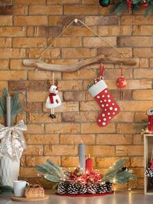 2/1pc Rustic Wooden Driftwood Hook, Wall-Mounted Branch Hanger Rack, Hanging Jewelry Organizers With 5 Hooks, Country Style, For Small Items & Keys, Home Kitchen Storage Accessory, Utility Hooks Home Bathroom Decor Bathroom Organizer Fall Decor Back To School