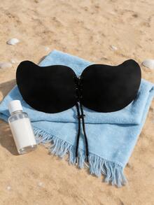 1/2 包 无肩带自粘式聚拢文胸，隐形露背芒果杯，低胸隐形文胸，适合搭配婚纱和晚礼服 - 彩色 - 查看 6