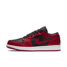 耐克 Air Jordan 1 Low 男子篮球鞋 553558-606 - 紅/粉紅/玫瑰紅 - 查看 2
