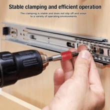 重型磁性钻头延长杆套装 - 配有快拆套筒夹头适配器、符合人体工程学的红色手柄和坚固耐用的结构。适用于电钻、工具、螺丝螺母拆卸、工业设备拆卸、DIY 工具项目、汽车维修机械配件。 - 多款式 - 查看 7