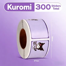 3 Sanrio Character Name Sticker Rolls, 600pcs/Roll, Self-Adhesive Cute Cartoon Name Labels For School Supplies, Envelopes, Scrapbooks, Notebooks, Water Bottles And Luggage - Back To School Essentials Scrapbook Supplies Stationery Stickers - Multicolor - View 13