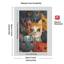 [5D Diamond Painting]Custom Diamond Art Painting Kits For Adults, DIY Personalized Diamond Art Photo Customized Your Own Photos, Painting By Diamond Pictures Kits For Home Decor (For Family),Custom 5D Full Diamond Art Painting Craft - Multicolor - View 55