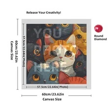 [5D Diamond Painting]Custom Diamond Art Painting Kits For Adults, DIY Personalized Diamond Art Photo Customized Your Own Photos, Painting By Diamond Pictures Kits For Home Decor (For Family),Custom 5D Full Diamond Art Painting Craft - Multicolor - View 25