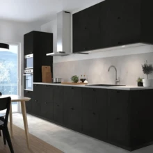 1 pieza Pegatina gruesa marrón para piso de baño y sanitario, baldosa autoadhesiva antideslizante para piso de baño, pegatina decorativa para piso de cocina, pegatina autoadhesiva impermeable y duradera para piso, fácil de instalar - Negro - Ver 9