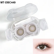 5 Pairs Of Colored Contact Lenses, Including A Contact Lens Case And Wearing Tools, Offer A Variety Of Color Options. They Can Be Used For About Half A Year And Are Suitable For Makeup On The Eyes, Changing Styles, Role-Playing, Festive Event Dressing, Halloween Costumes, And Cosplay, Etc. - 棕色盒子套裝 - 查看 10