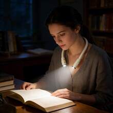 可充电户外运动头灯，亮度可调，可用作阅读夜灯、办公辅助灯、卧室台灯 - 充電款 - 查看 8