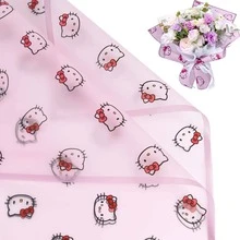 SANRIO 1张/10张/20张 Holly Kitty 魔边哑光纸,小猫花卉包装纸,猫头花卉防水包装材料,适用于情人节、生日、返校季、母亲节、派对、礼物、聚会、花束包装、礼品包装、家居装饰、派对装饰、婚礼、玫瑰、鲜花、墙面装饰、花束、房间装饰、春季装饰 - 彩色 - 查看 17