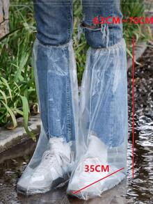 1-50 Stücke/Set Einweg-Schuhüberzüge, Regenmäntel, wasserdicht, Einwegprodukte - Einweg-Überschuhe - Übersicht 2