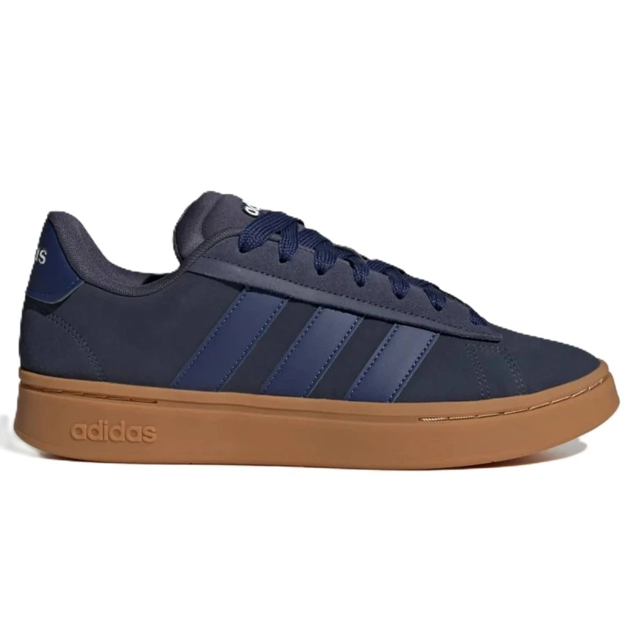 Adidas Men's Navy Grand Court Alpha Chunky Sneakers, JQ3008 - 彩色 - 查看 1