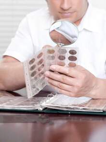 10 Pcs High-Transparency Coin Loose-Leaf Sheets With 20/30/42 Compartments. These Are Available Inner Pages Suitable For Banknote And Coin Loose-Leaf Albums. They Are Single-Sided High-Transparency Coin Album Pages. - Multicolor - View 12