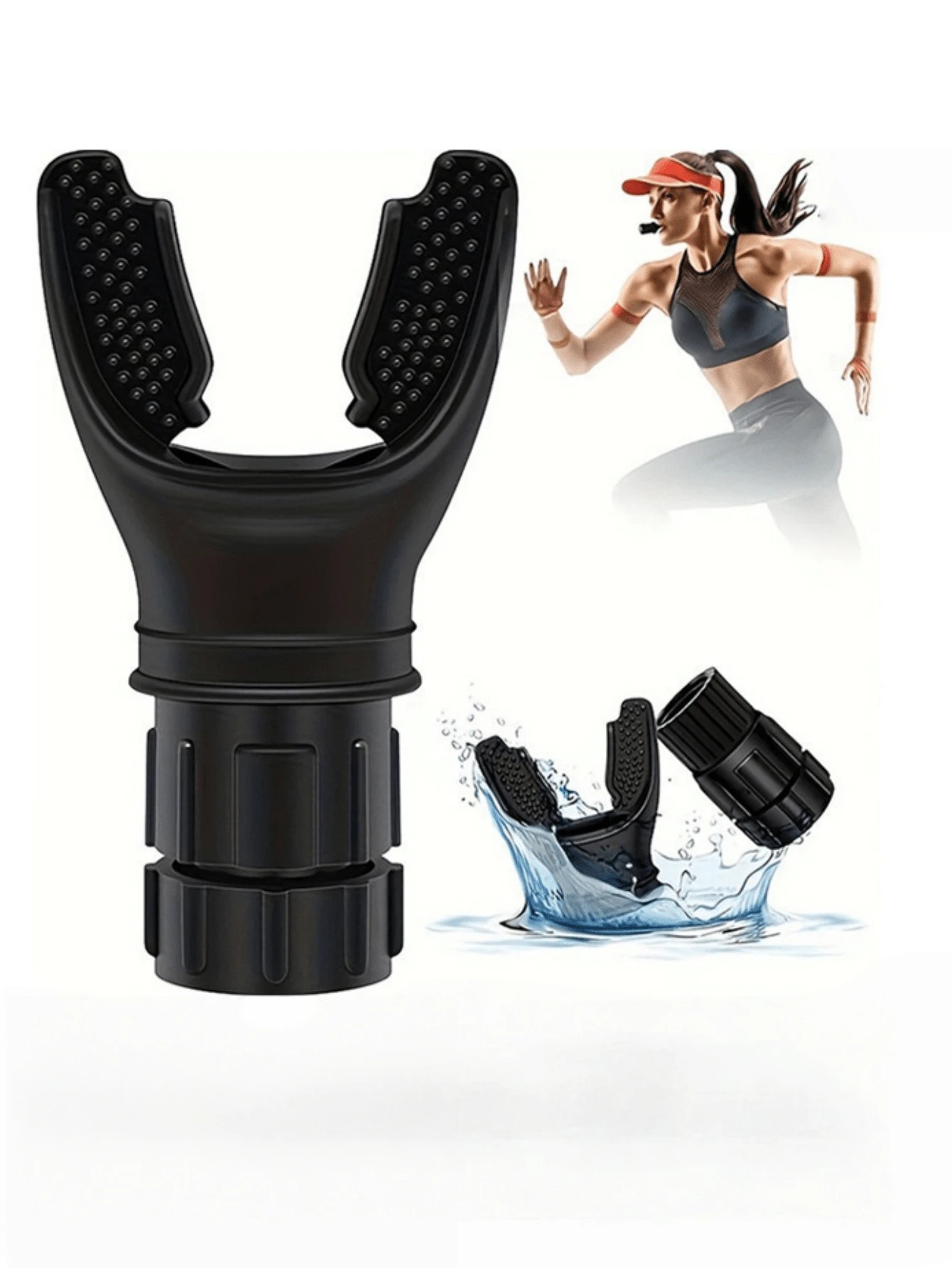 Entrenador portátil de resistencia diafragmática, para mejorar la función pulmonar central y aumentar la fuerza pulmonar - Multicolor - Ver 1