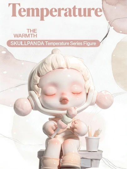  POP MART SKULLPANDA Temperature Series Blind Box Collectibles (12 Regular Designs + 1 Hidden Edition), Warm and Cozy Everyday-Themed Artistic Figures Featuring Floral Accents, Animal Companions and Gentle Daily Story Scewar, Exquis, Exquish-cat-kowds Commingsed Collectible Series for SKULLPANDA Fans, Blind Box Collectors and Cozy Style Lovers, Suitable for Desktop or Home Display, and a Thoughtful Gift Choice for Christmas, Valentine’s Day, Birthdays and Sweet Moments Shared with Friends and Loved Ones