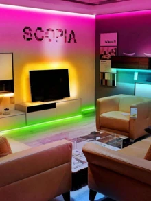 1m/40m LED Strip Lights, 3-Key Controller RGB Decorative Lighting, USB Powered For TV Backlight, Home Decor, Living Room, Bedroom, Party, Halloween, Christmas, Birthday Gift - 亮光 - 查看 7
