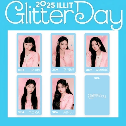 5pcs ILL/Kpop Card, Fans Merch Goods, Premium Collectible Cards, Can Be Stored In Card Holder, Wallet, Passport, Fan Merchandise, Birthday Gift