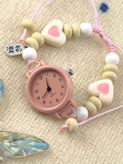 1pc Fashionable Round Design Versatile Luxury Women's Watch, Elegant Business Style