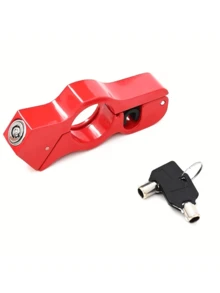 重型摩托车/电动车/防盗锁，铝合金框架，按钮控制锁定机构，抛光防盗表面，适用于踏板车、摩托车、脚踏车（兼容电动自行车、轻便摩托车、BMX） - A - 查看 8