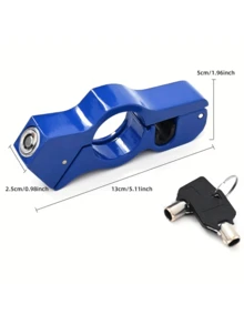 重型摩托车/电动车/防盗锁，铝合金框架，按钮控制锁定机构，抛光防盗表面，适用于踏板车、摩托车、脚踏车（兼容电动自行车、轻便摩托车、BMX） - A - 查看 3