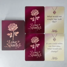 A Creative Interactive Card Game Designed For Couples, Perfect For Playing After Meals With Friends, Bringing Endless Joy, And Kicking Off A Romantic Entertainment Night. An Exquisite Gift For Valentine's Day And New Year. - Multicolor - View 5