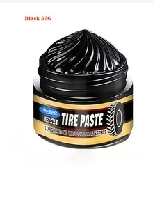 Tire Wax, Long-Lasting Shine Protectant, Car Plastic Parts Renewal, Scratch Removal & Repair Paste